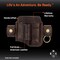 1791 Everyday Carry Tool Organizer for S/M Multitool, Flashlight with Large Flex & Action-Snap Belt Attachment WEB-ST-AS-LF-BUR-A - alternate 4